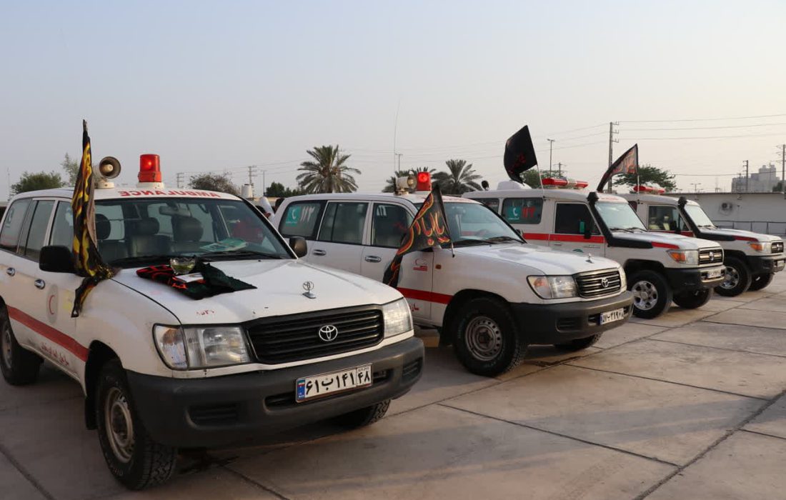 اعزام چهار تیم امدادی هلال احمر بوشهر به کربلای معلی