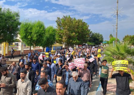 راهپیمایی آغازی بر پایان رژیم صهیونیستی در بوشهر برگزار شد