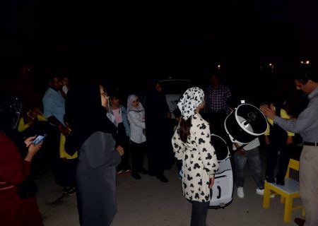رصد شبانه منجمان کوچک در عالیشهر+ عکس